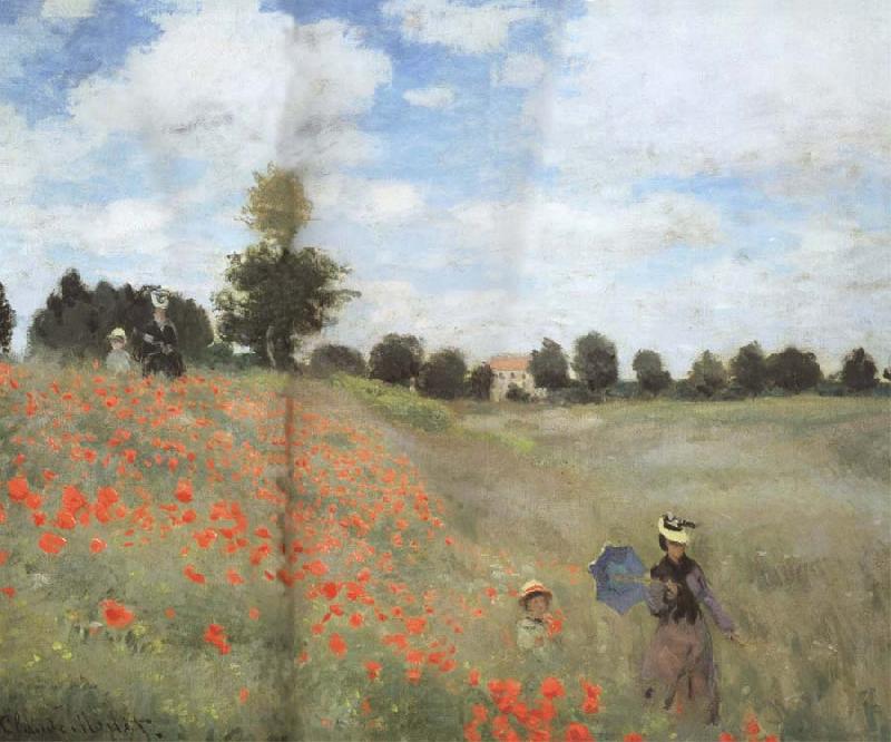 Claude Monet Poppy Field near Argenteuil